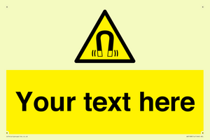 Custom Magnetic Field Sign